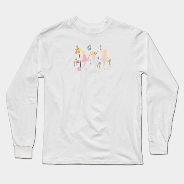 Happy Women's day Long Sleeve T-Shirt by GULSENGUNEL